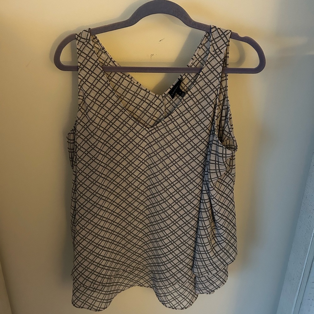 Lane Bryant Printed Swing Blouse